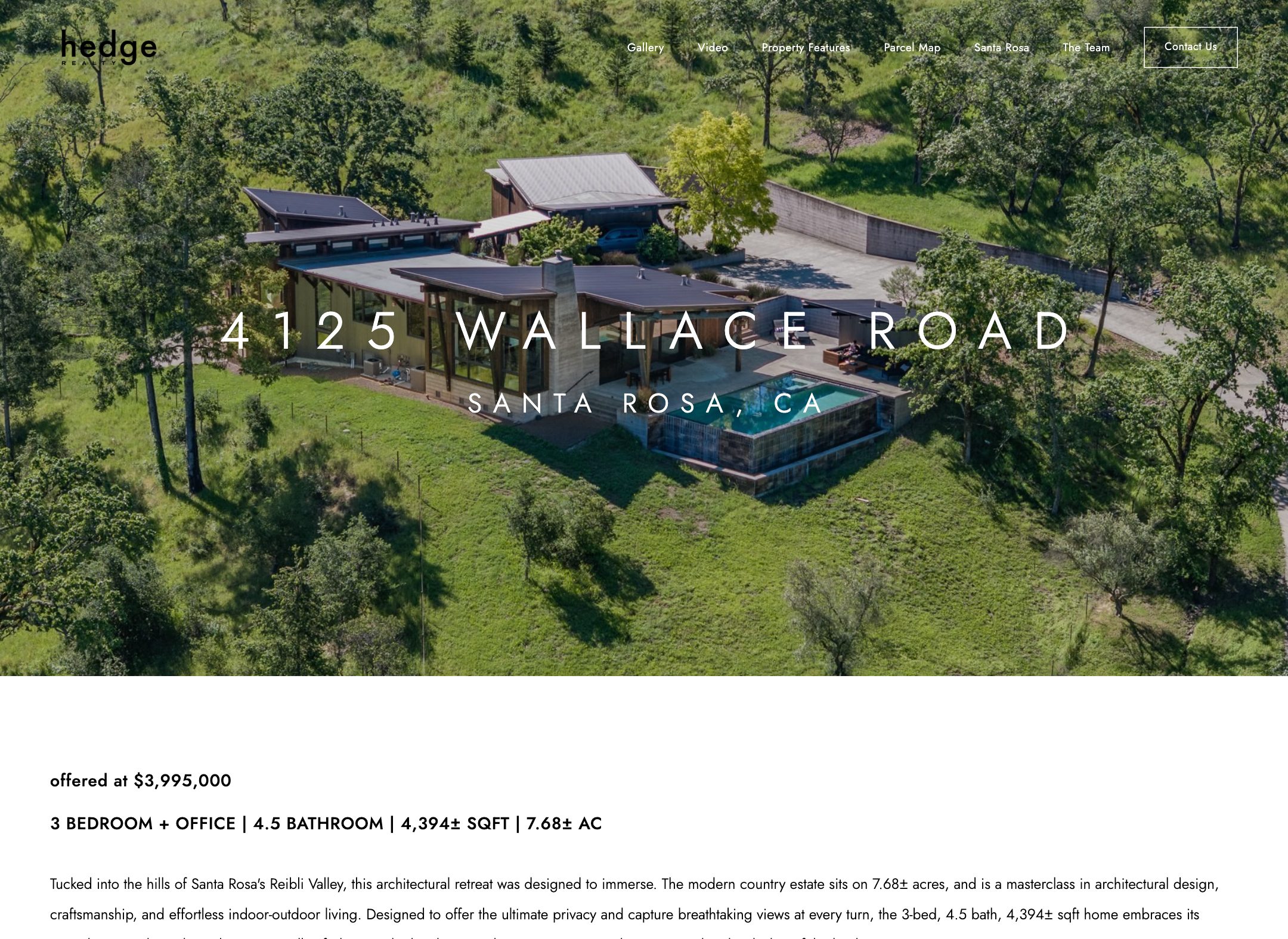 Generated single-property website